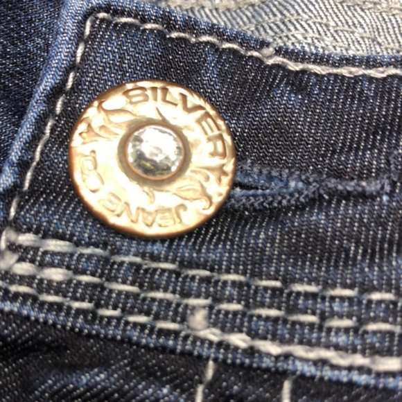 VINTAGE SILVER NOVEMBER JEGGING JEANS 26x29 ๐ - Picture 15 of 15
